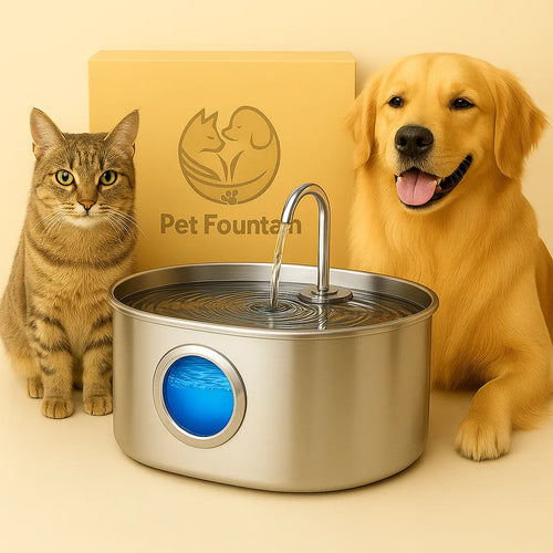 LOYA™ Stainless Steel Pet Water Fountain