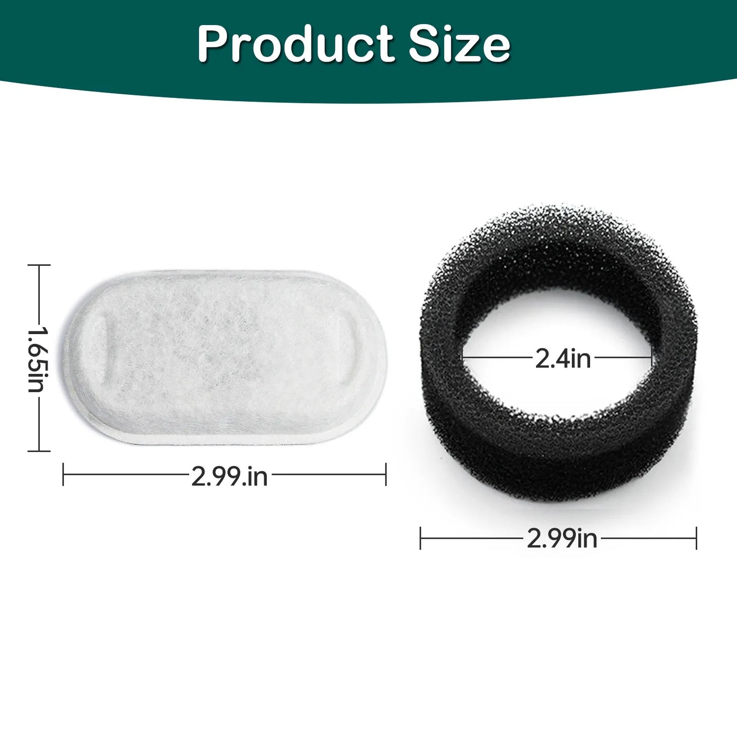 Water Fountain Filters 4L