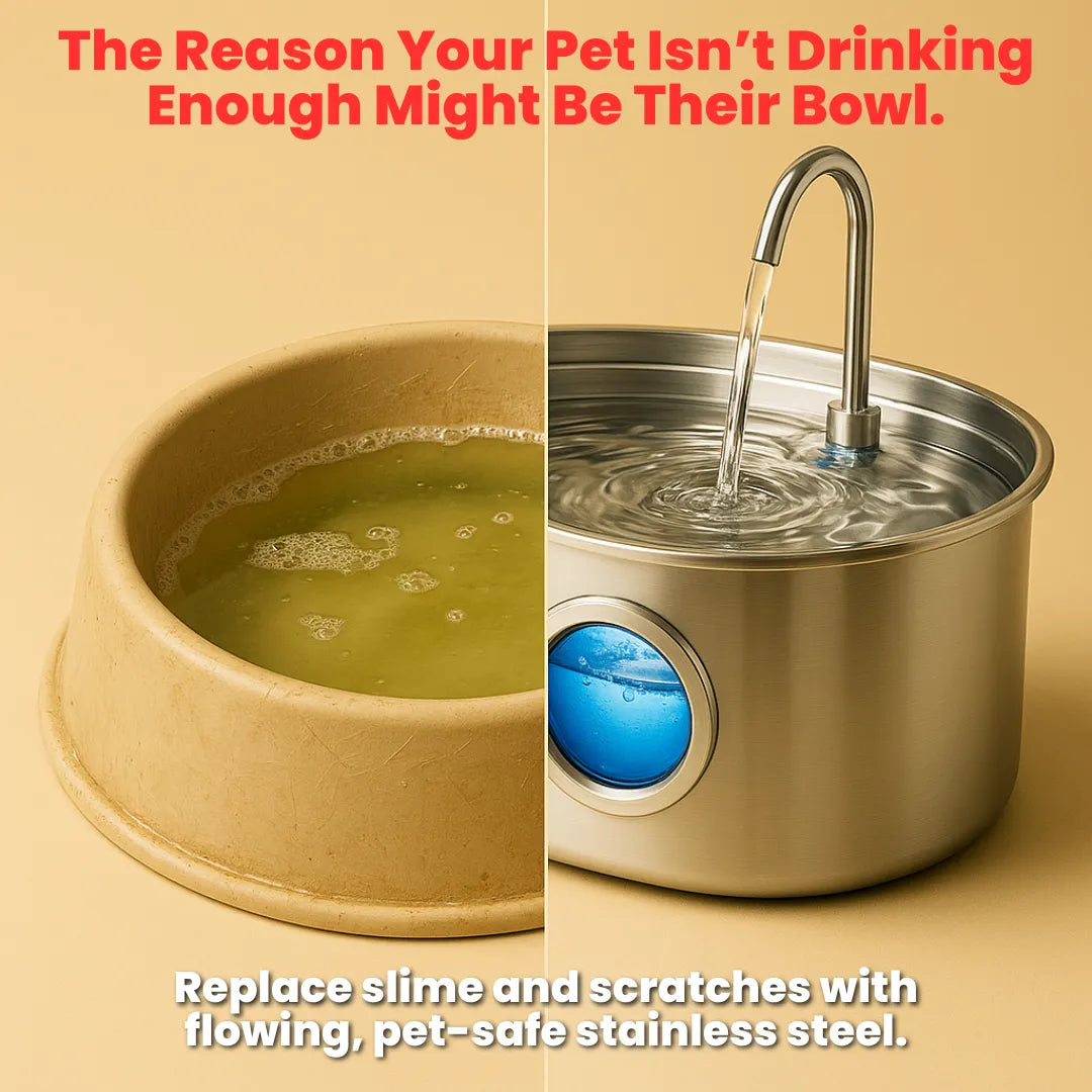 LOYA™ Stainless Steel Pet Water Fountain