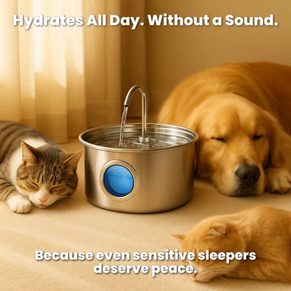 LOYA™ Stainless Steel Pet Water Fountain